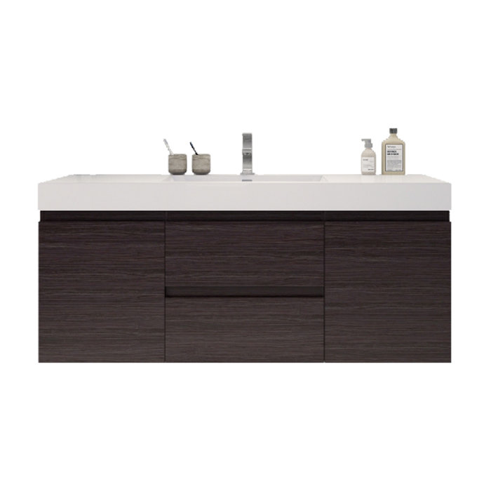 Latitude Run® Carny 60'' Single Bathroom Vanity with Top & Reviews